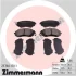 Гальмівні колодки (передн) Toyota GT 86/Subaru Forester/Impreza/Legace V/Outback/XV 12- (Sumitomo) Zimmermann 25760.170.1 (фото 5)