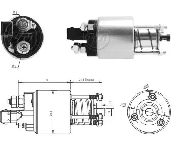 Реле втягуюче стартера ZM ZM4397